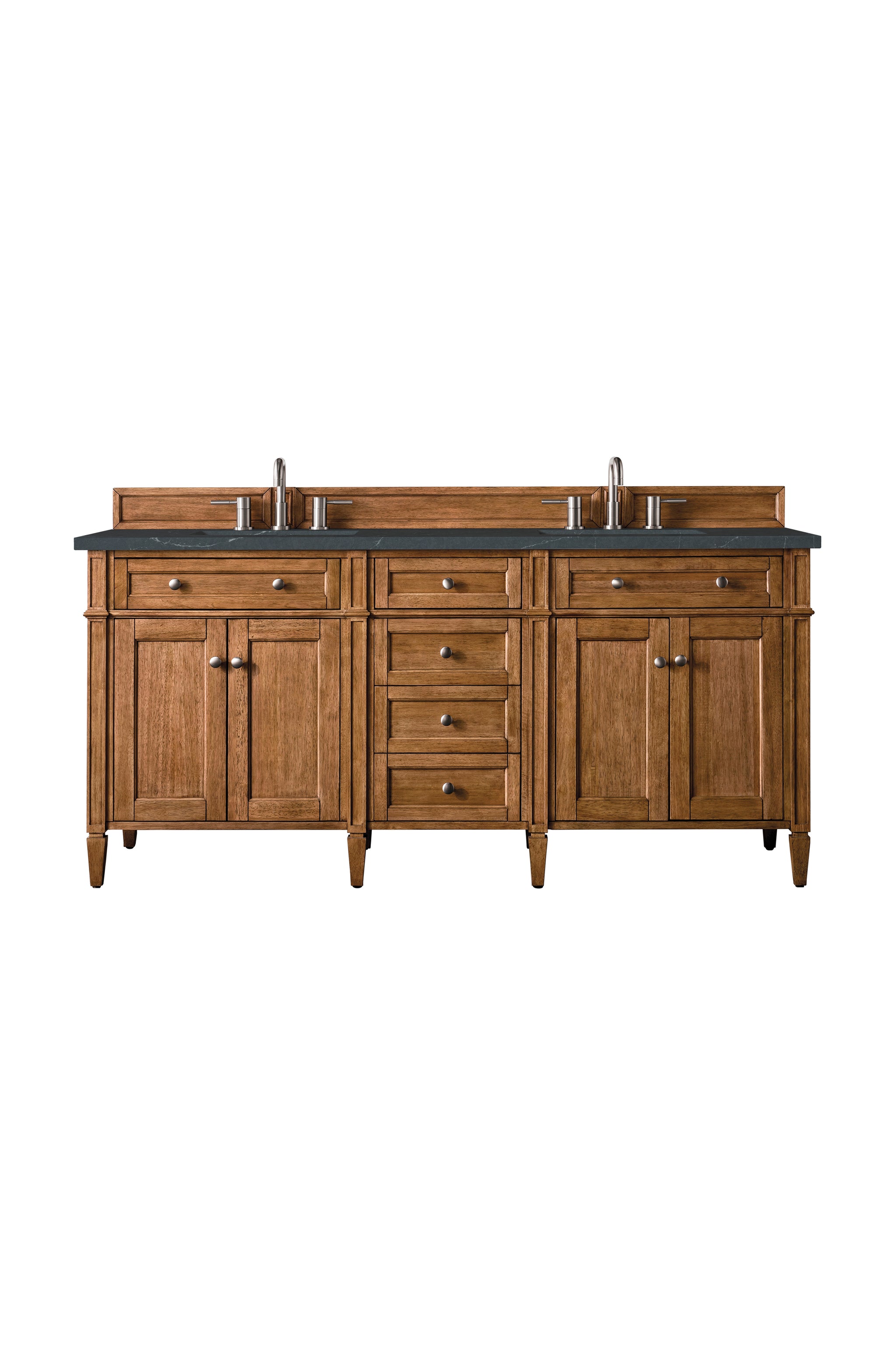 James Martin Brittany 72" Double Bathroom Vanity, Saddle Brown, view 29