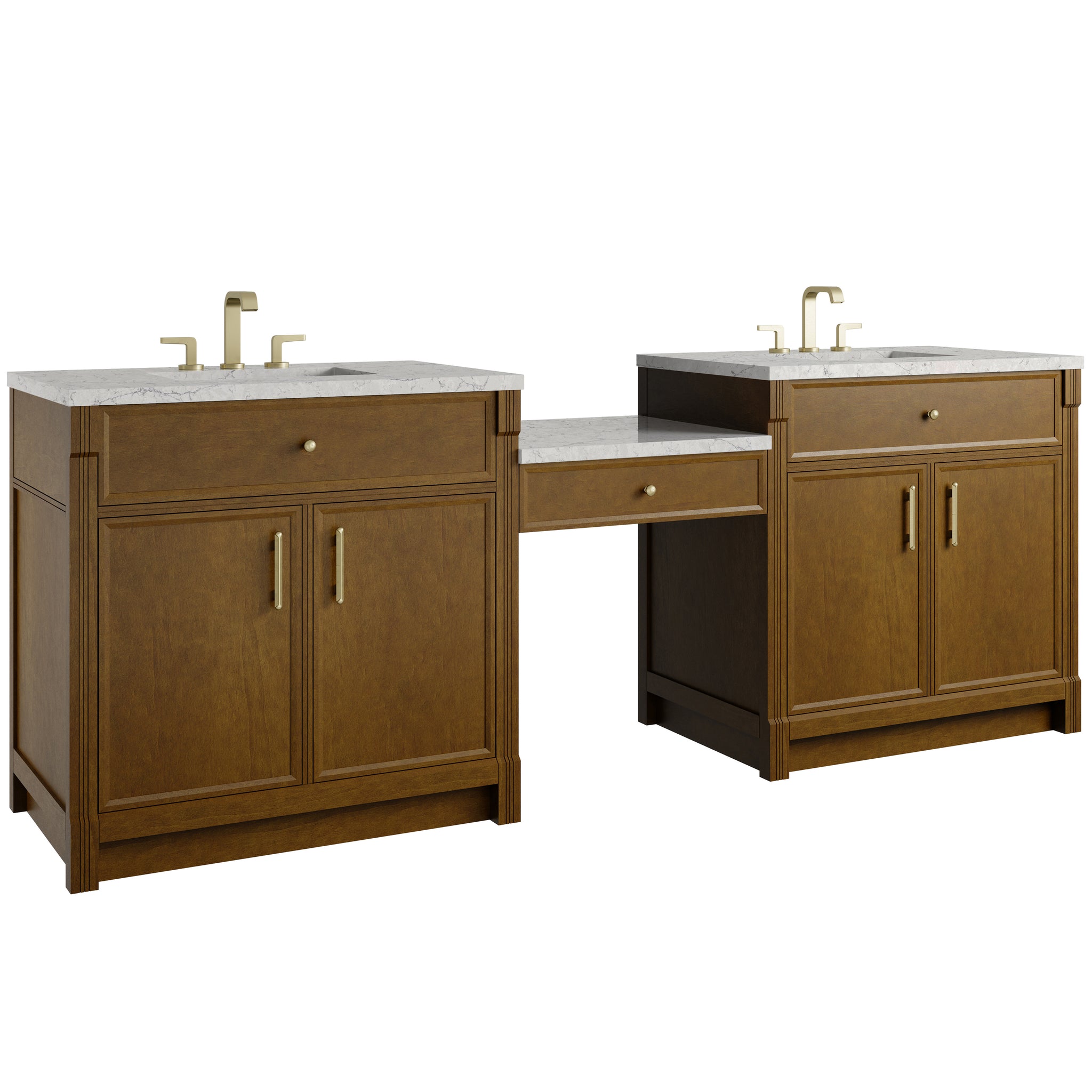 James Martin Bellshire 96" Double Bathroom Vanity, Honey Oak, view 35