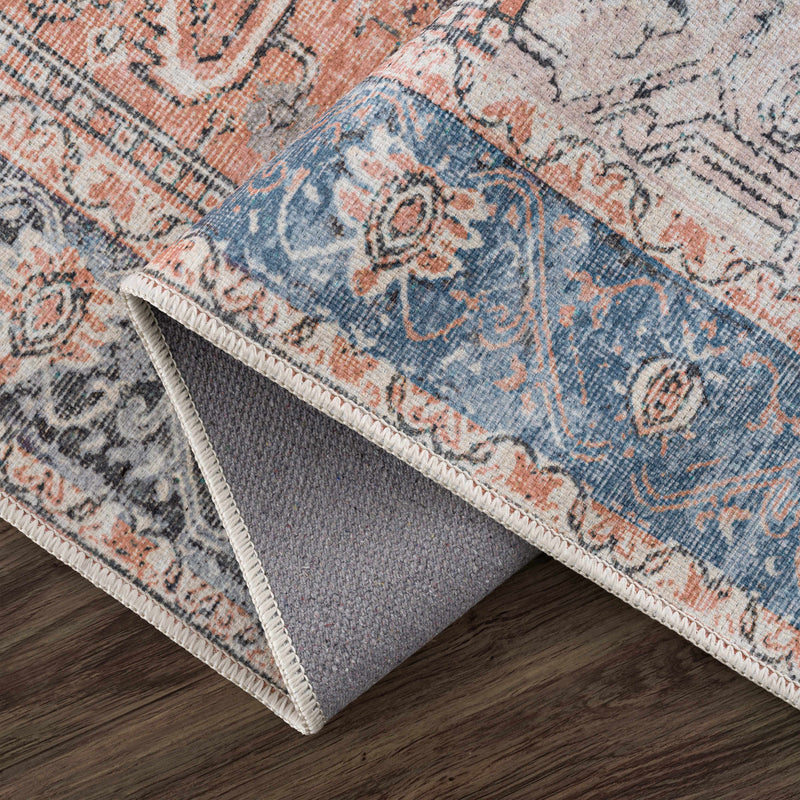 Rosman Distressed Washable Area Rug by Boutique Rugs