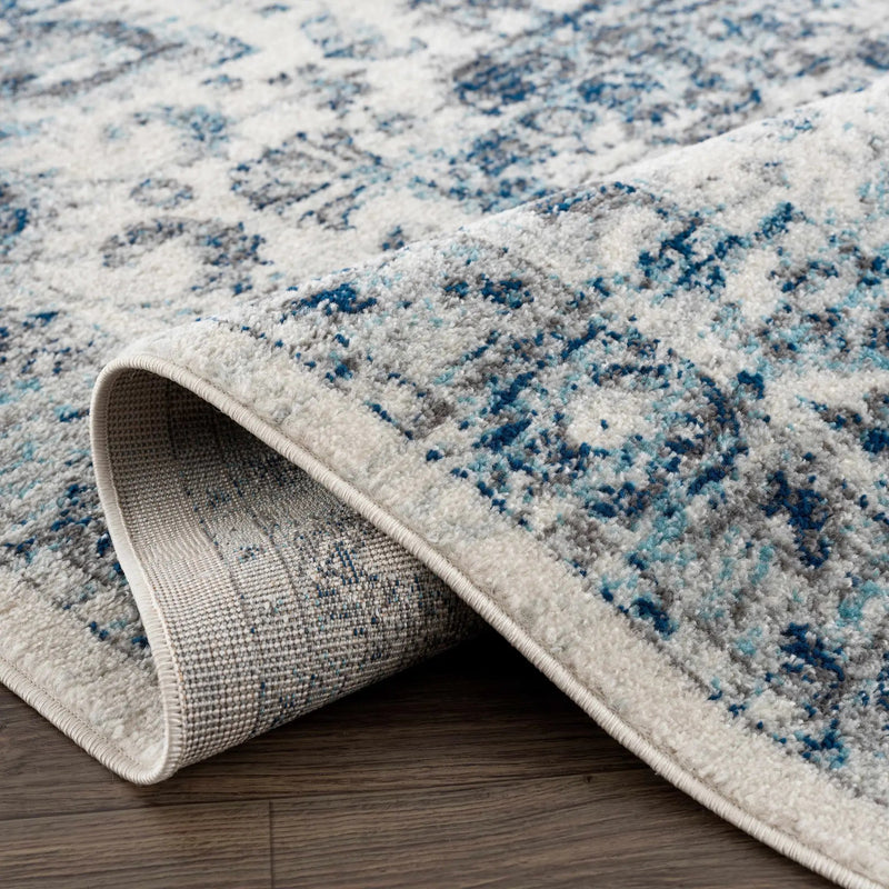Istanbullu Blue Area Rug - Clearance by Boutique Rugs