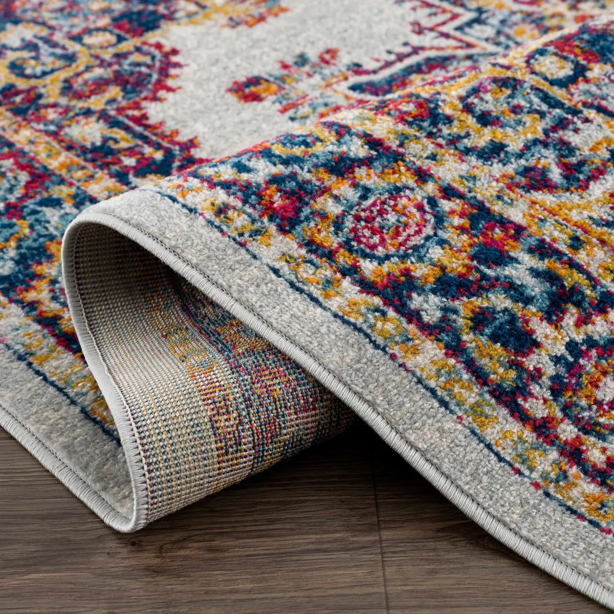 Istanbul Medallion Orange Area Rug - Clearance, photo 7 of 15