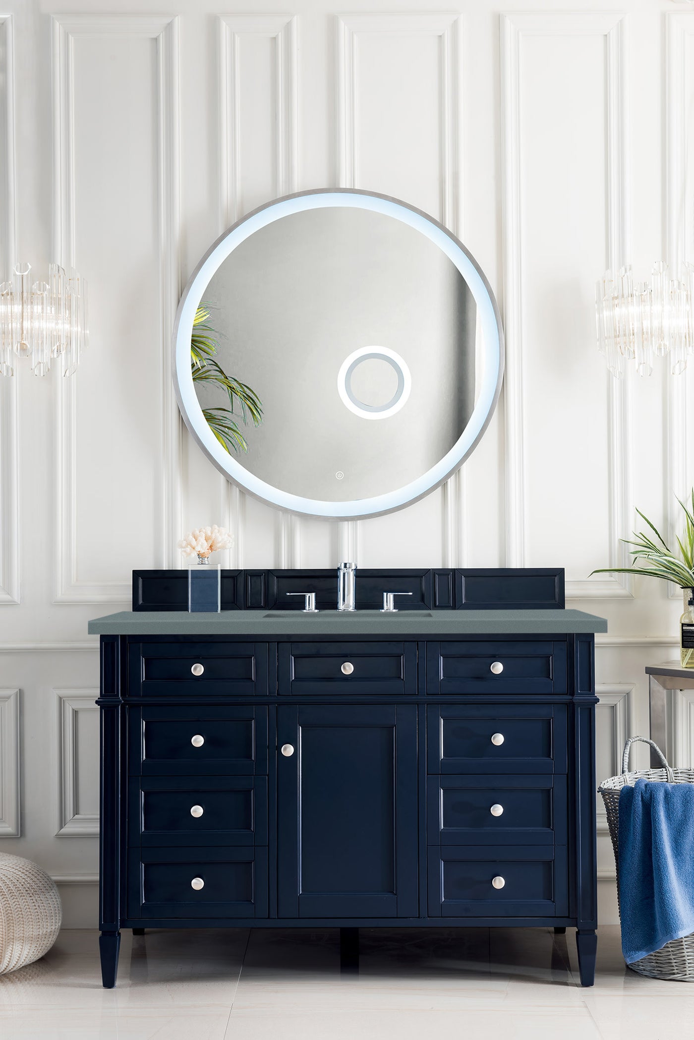 James Martin Brittany 48" Single Bathroom Vanity, Victory Blue, view 18