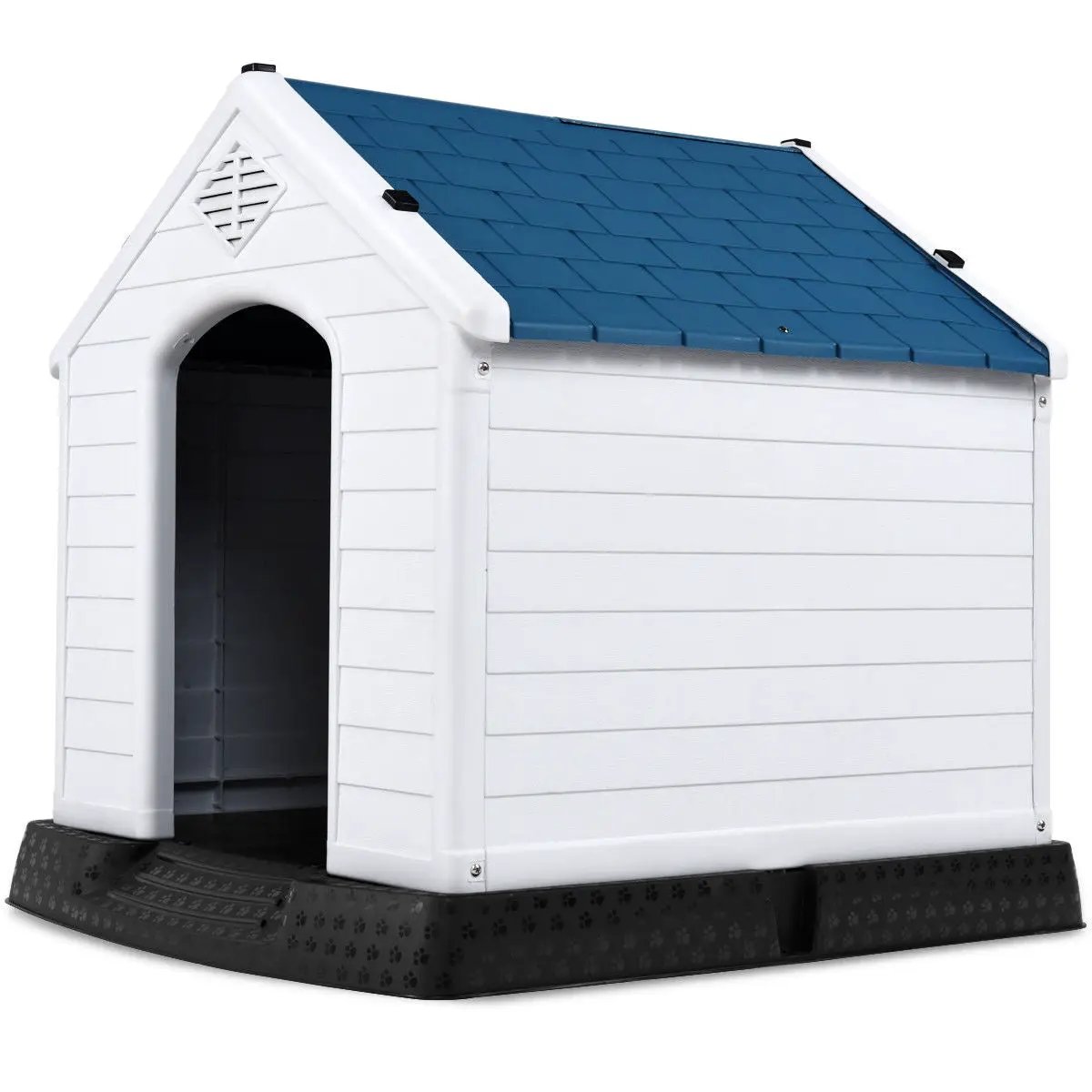 Indoor/Outdoor Waterproof Plastic Dog House Pet Puppy Shelter by DirectDeals