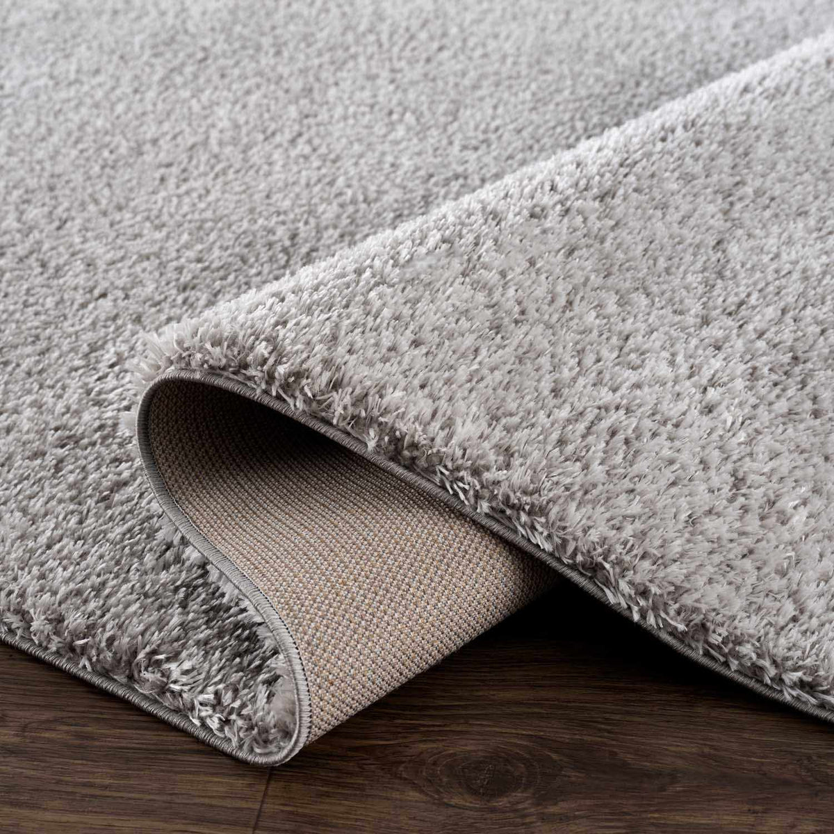 Lunaro Gray Subtle Wavy Abstract Modern Minimalist Polyester Machine Woven Area Rug - Clearance, photo 8 of 15