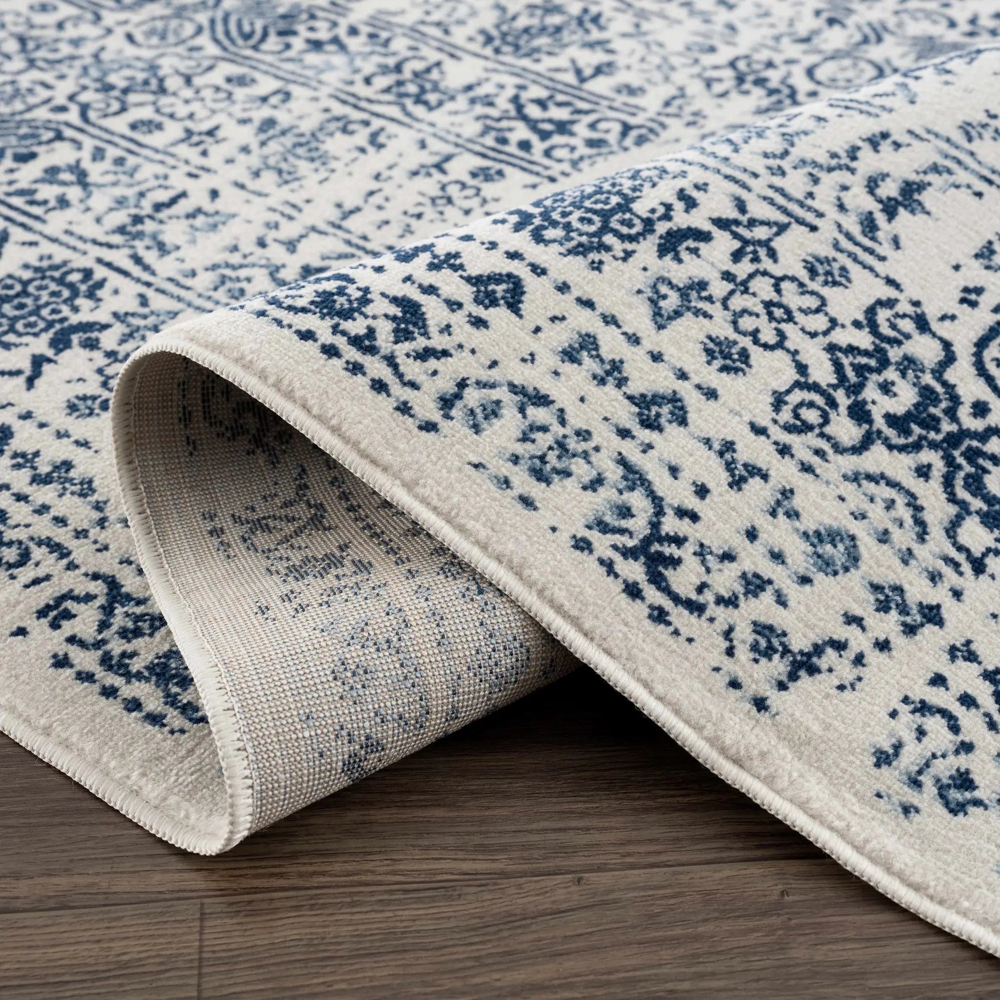 Michie Blue Area Rug - Clearance by Boutique Rugs
