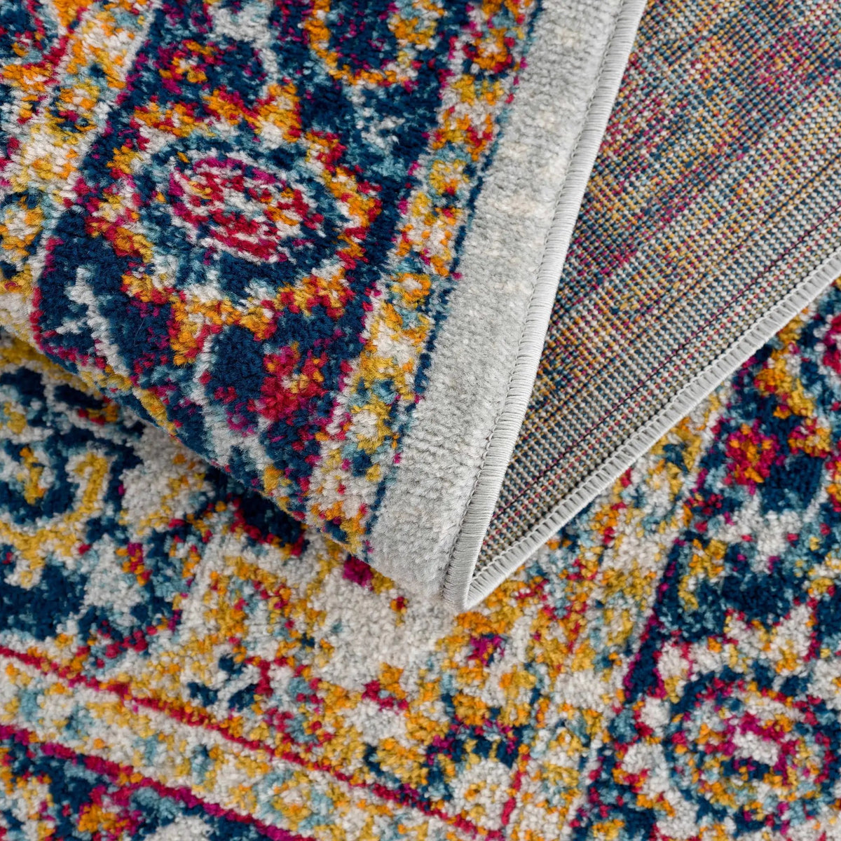Istanbul Medallion Orange Area Rug - Clearance, photo 8 of 15