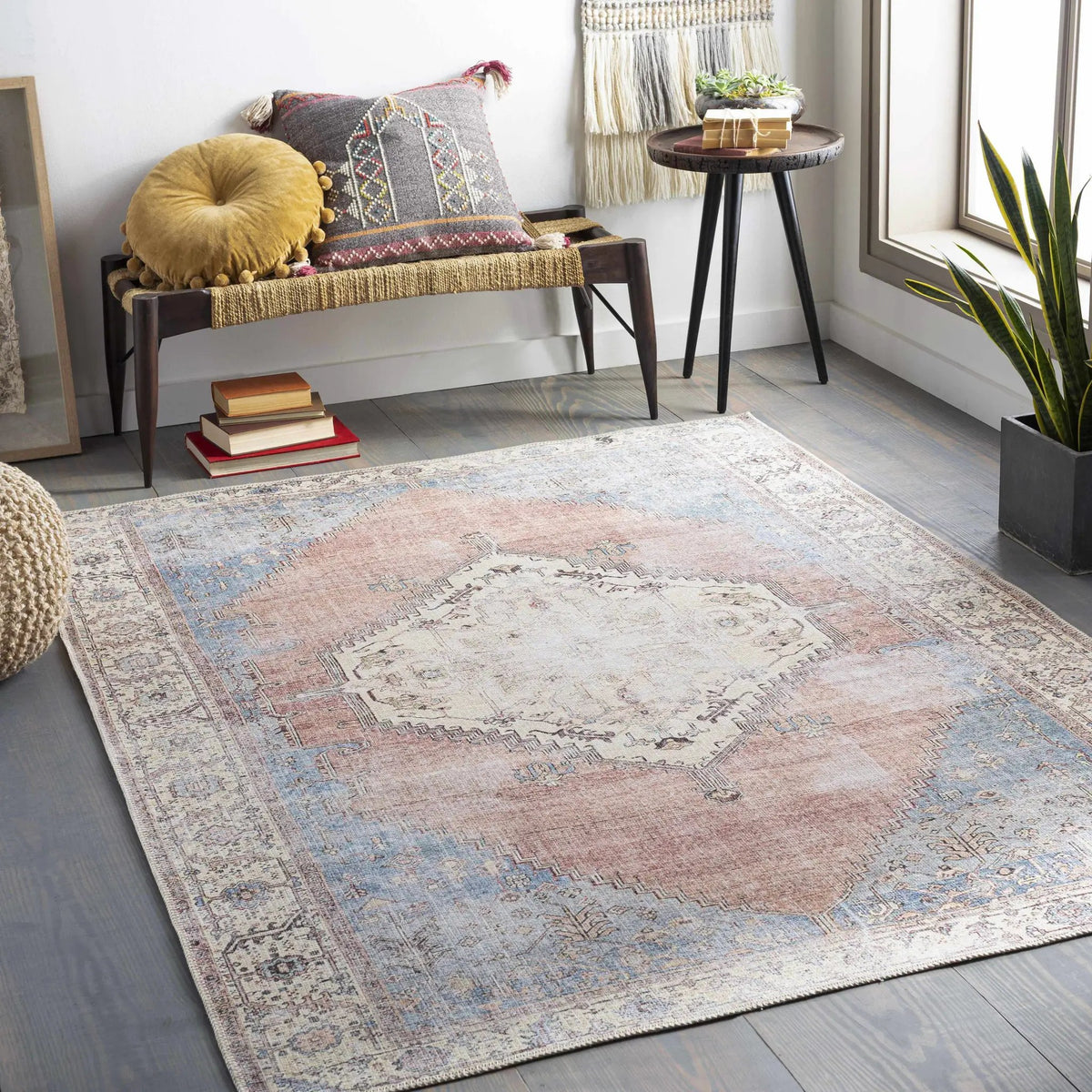 Sacriston Washable Area Rug - Clearance, installed in a room