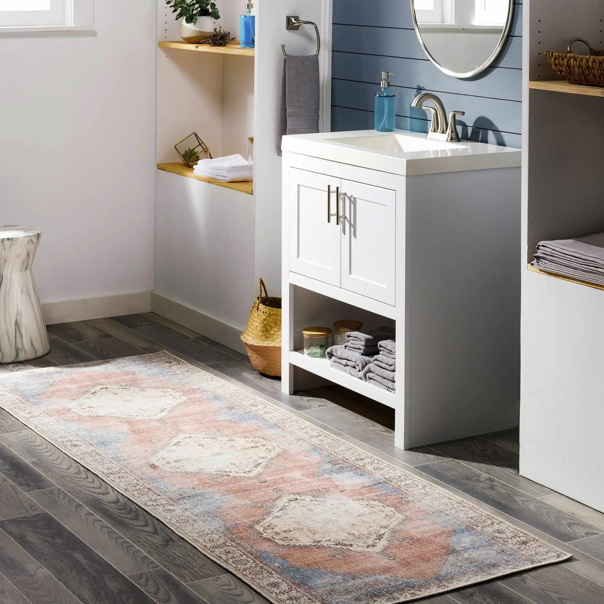 Sacriston Washable Area Rug - Clearance, installed in a room 3