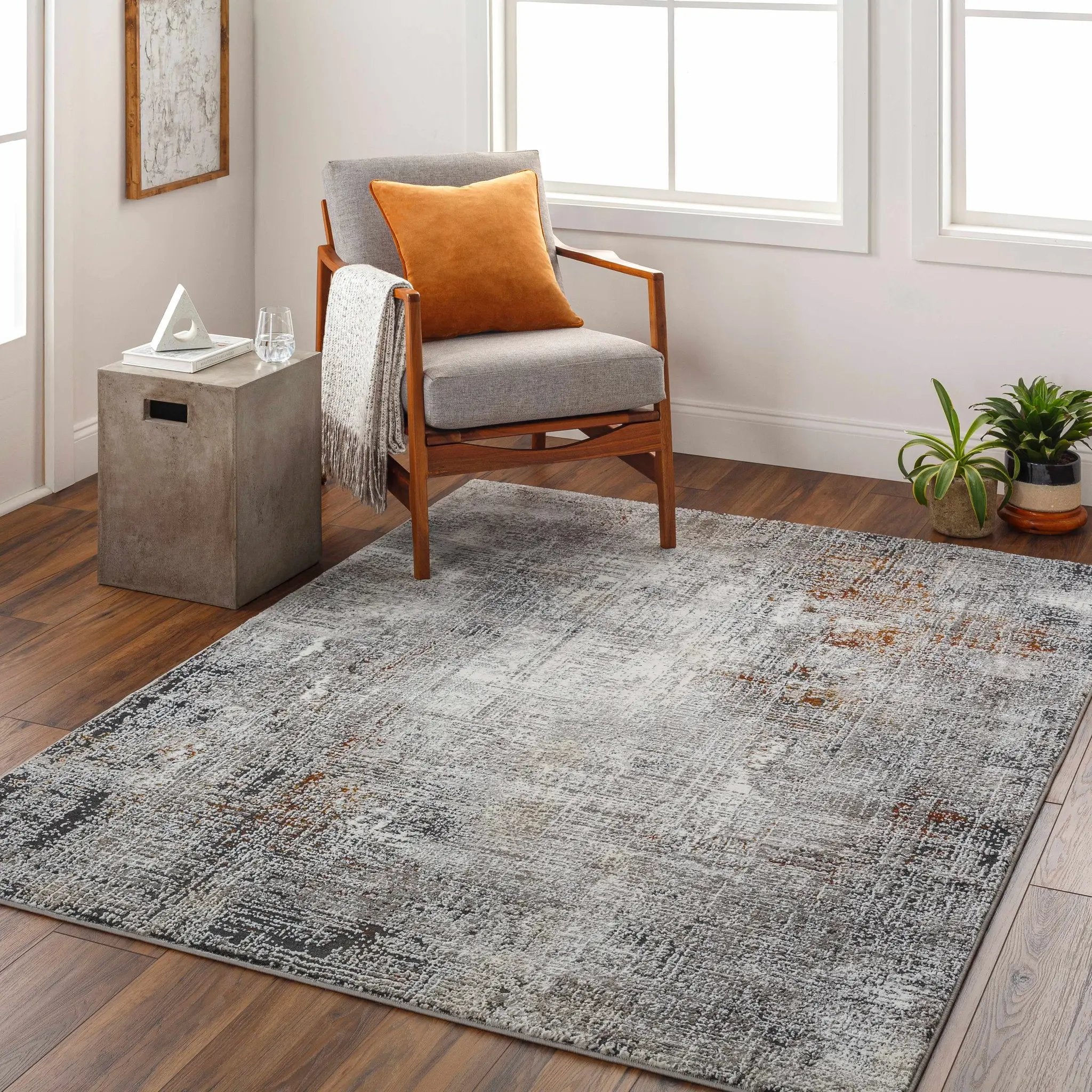 Ervin Gray Area Rug by Boutique Rugs