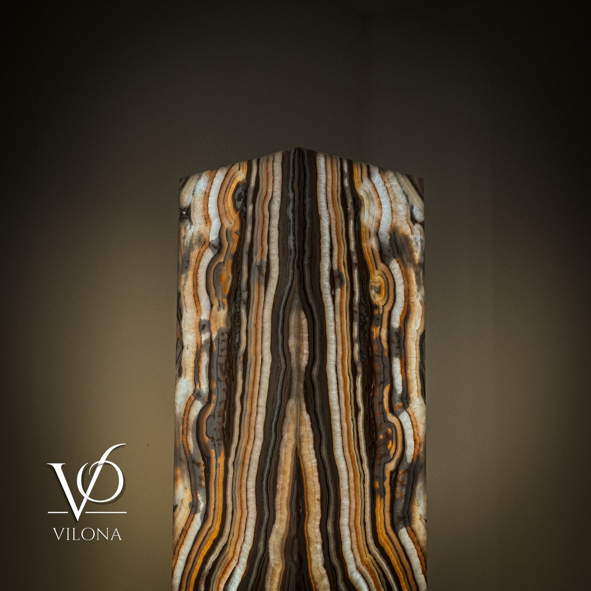 Sahara Onyx Floor Lamp - Large - 63"H x 12"W - Square - #2, photo 7 of 12