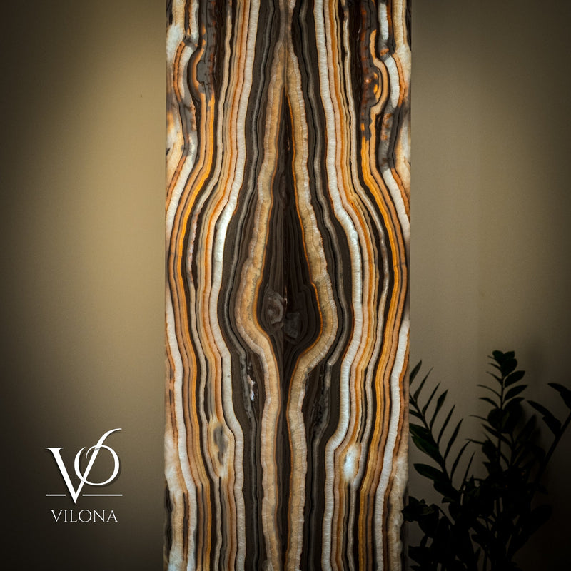 Sahara Onyx Floor Lamp - Large - 63"H x 12"W - Square - #2, photo 3 of 12