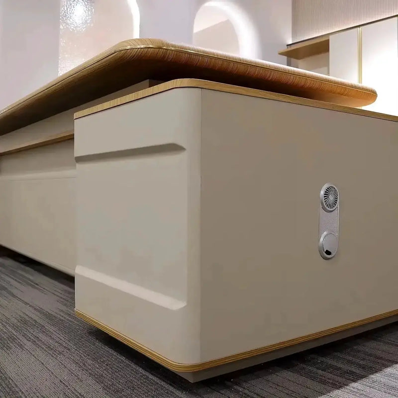 Halsey · Modern L-Shaped Executive Desk by Arc Grove