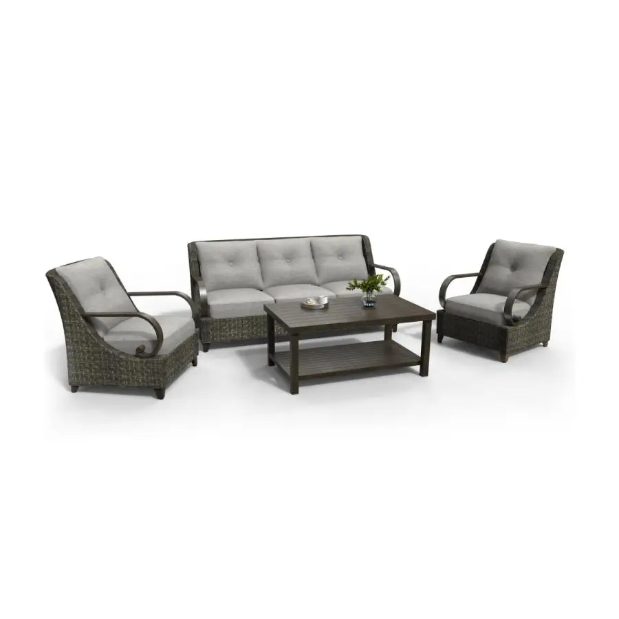 Brooks 4-Piece Aluminum Living Room Set by Outdoor-USA®