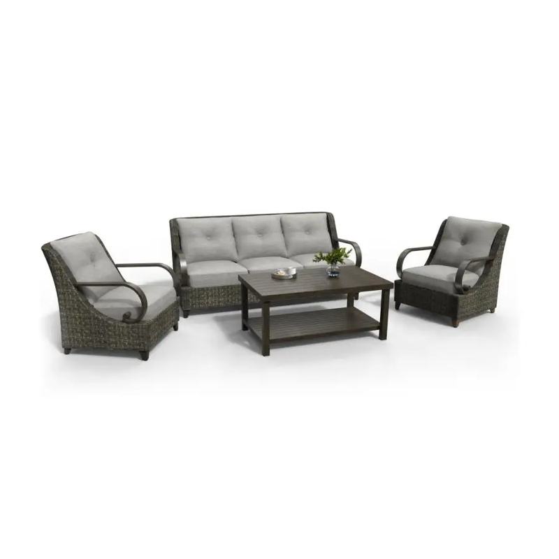 Brooks 4-Piece Aluminum Living Room Set by Outdoor-USA®