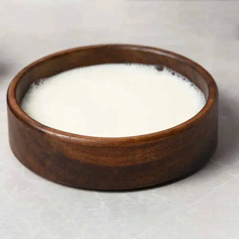 Salad Bowl - Boat-Shaped Walnut Wood by House Of Avana