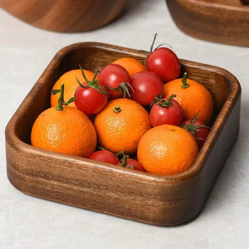 Salad Bowl - Boat-Shaped Walnut Wood by House Of Avana