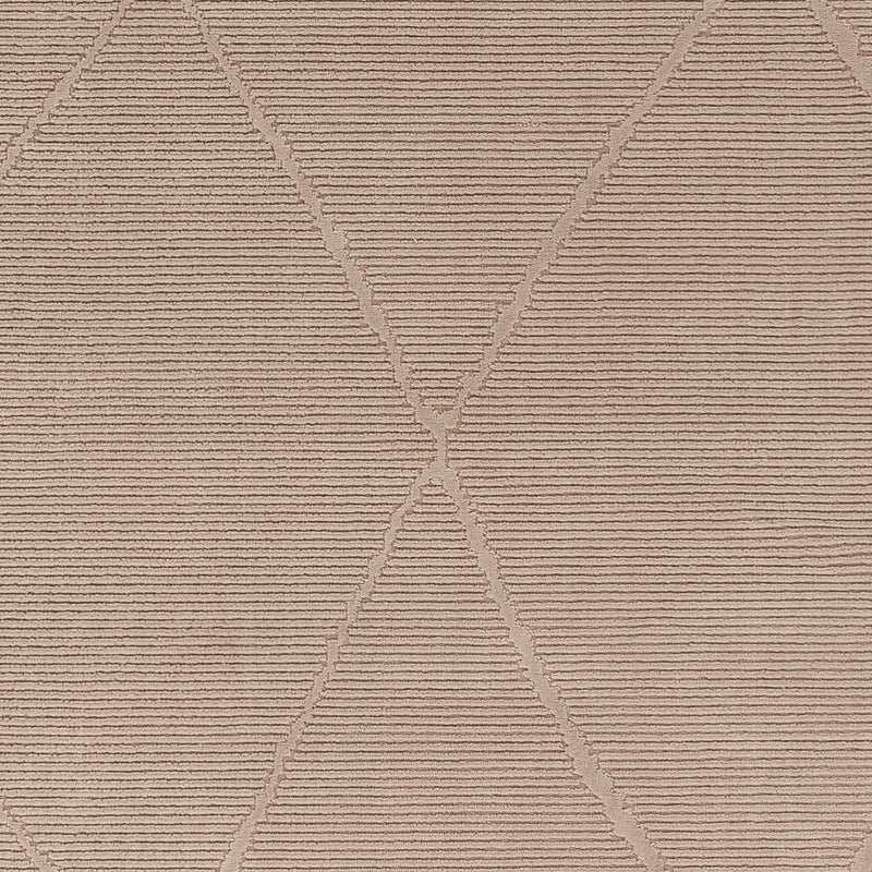 Aldis Tan Plush Textured Washable Rug - Clearance by Boutique Rugs