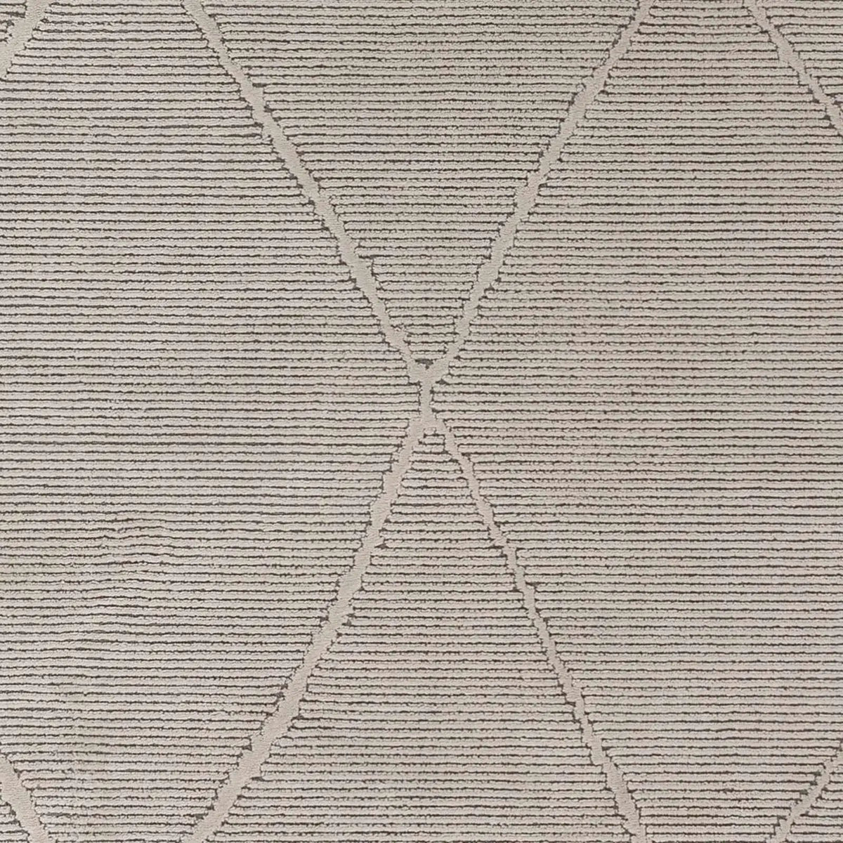 Aldis Grey Plush Textured Washable Rug - Clearance, sample swatch