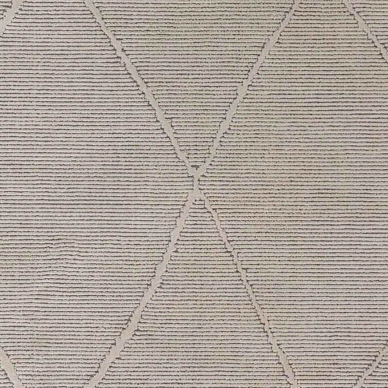 Aldis Grey Plush Textured Washable Rug - Clearance by Boutique Rugs