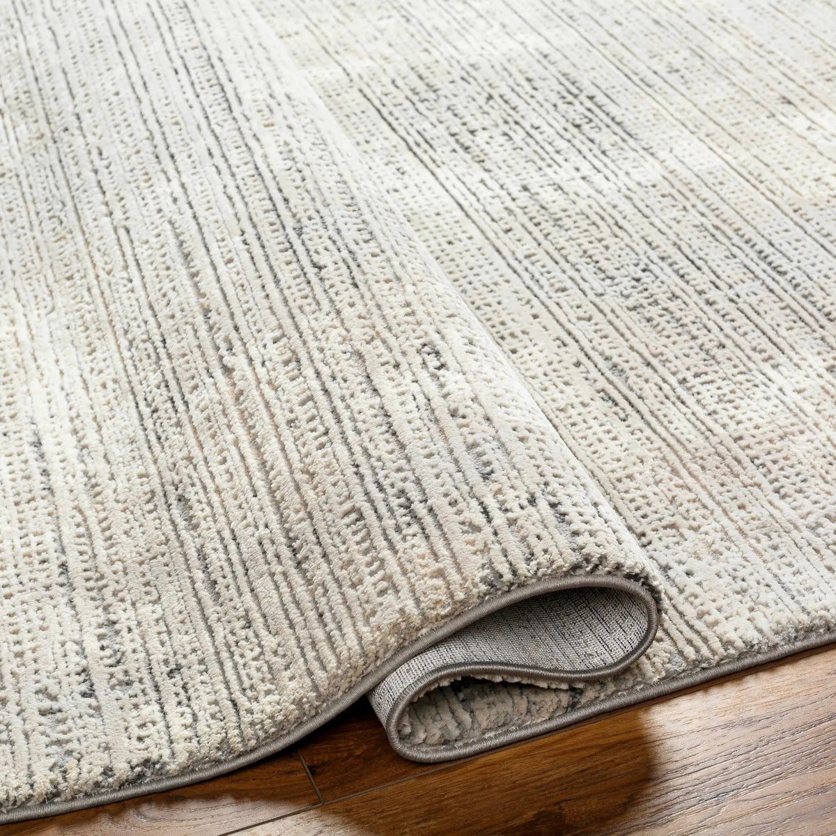 Chiyo Tan Plush Textured Washable Rug, photo 5 of 8