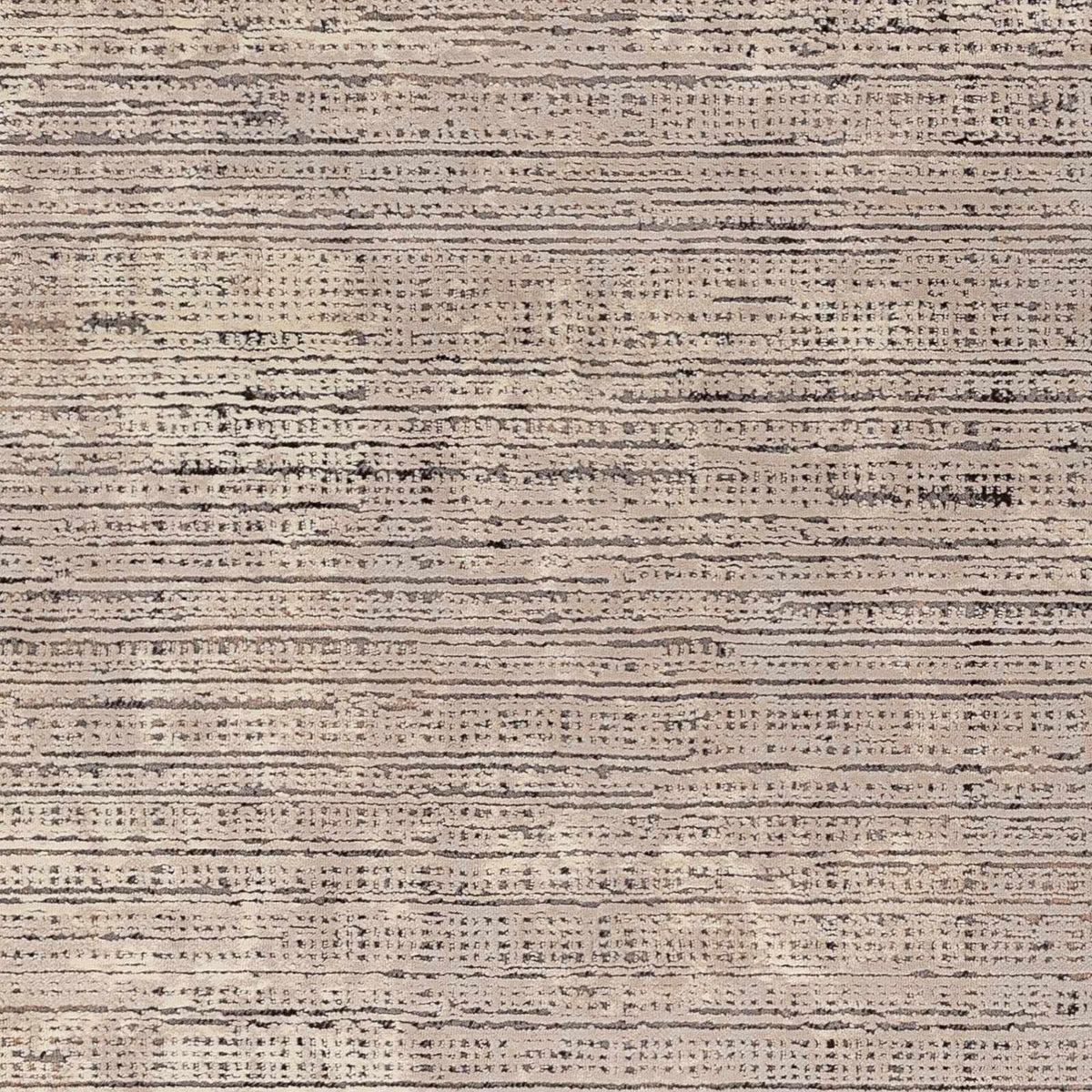 Chiyo Tan Plush Textured Washable Rug, sample swatch