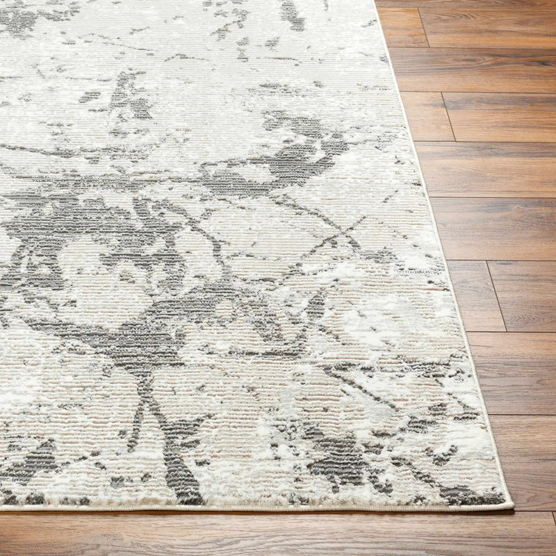 Ianto Gray Marble Washable Area Rug by Boutique Rugs