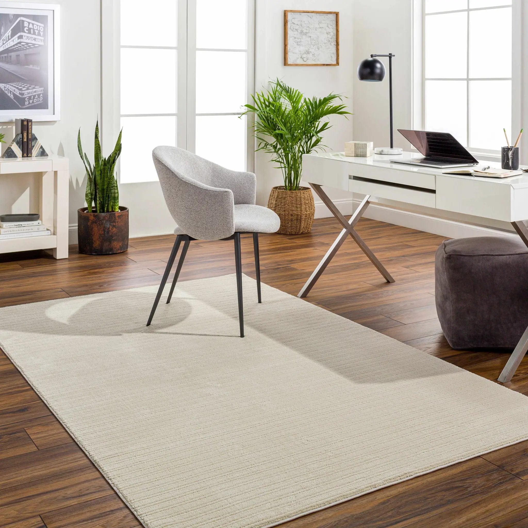 Kini Plush Textured Washable Rug by Boutique Rugs