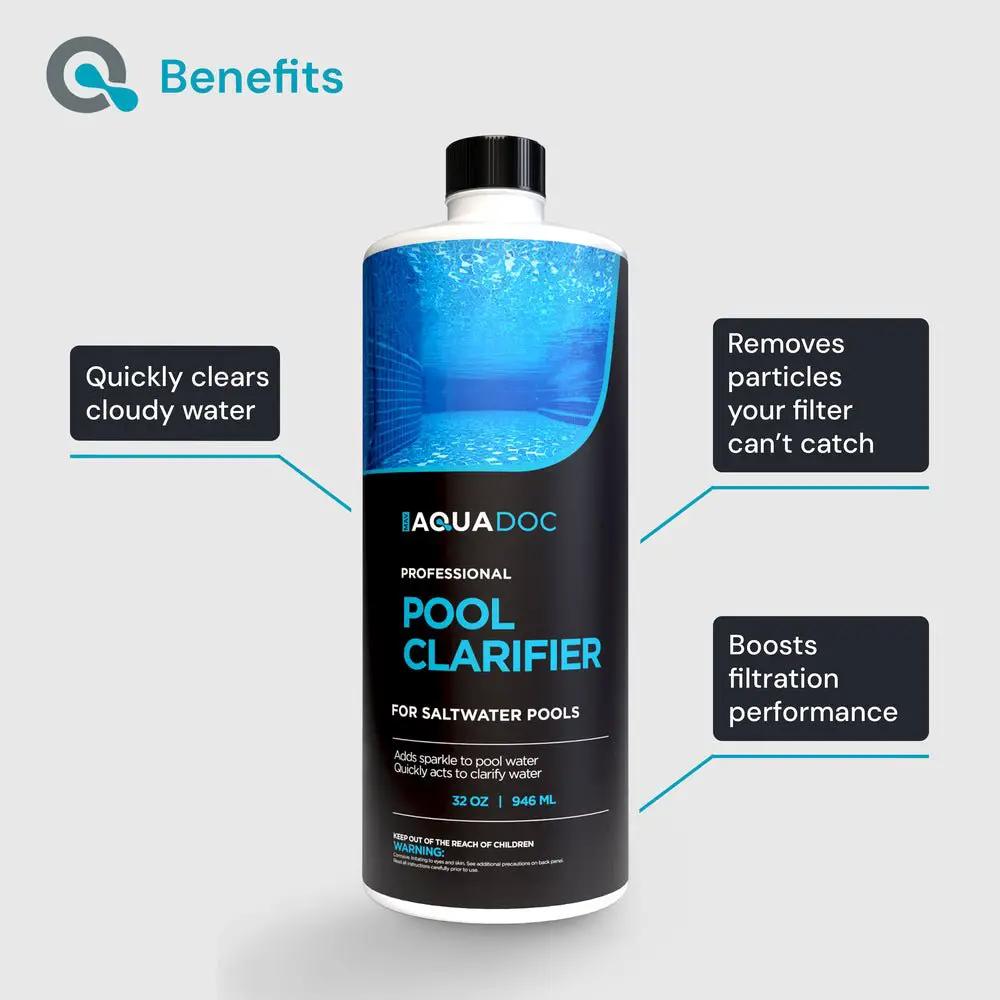 Pool Clarifier for Saltwater Pools by AquaDoc