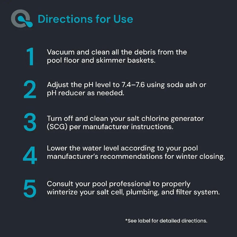 Pool Winterizing Kit for Saltwater Pools by AquaDoc