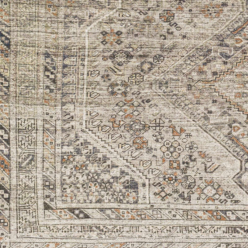 Barny Beige Flat Pile Washable Rug by Boutique Rugs
