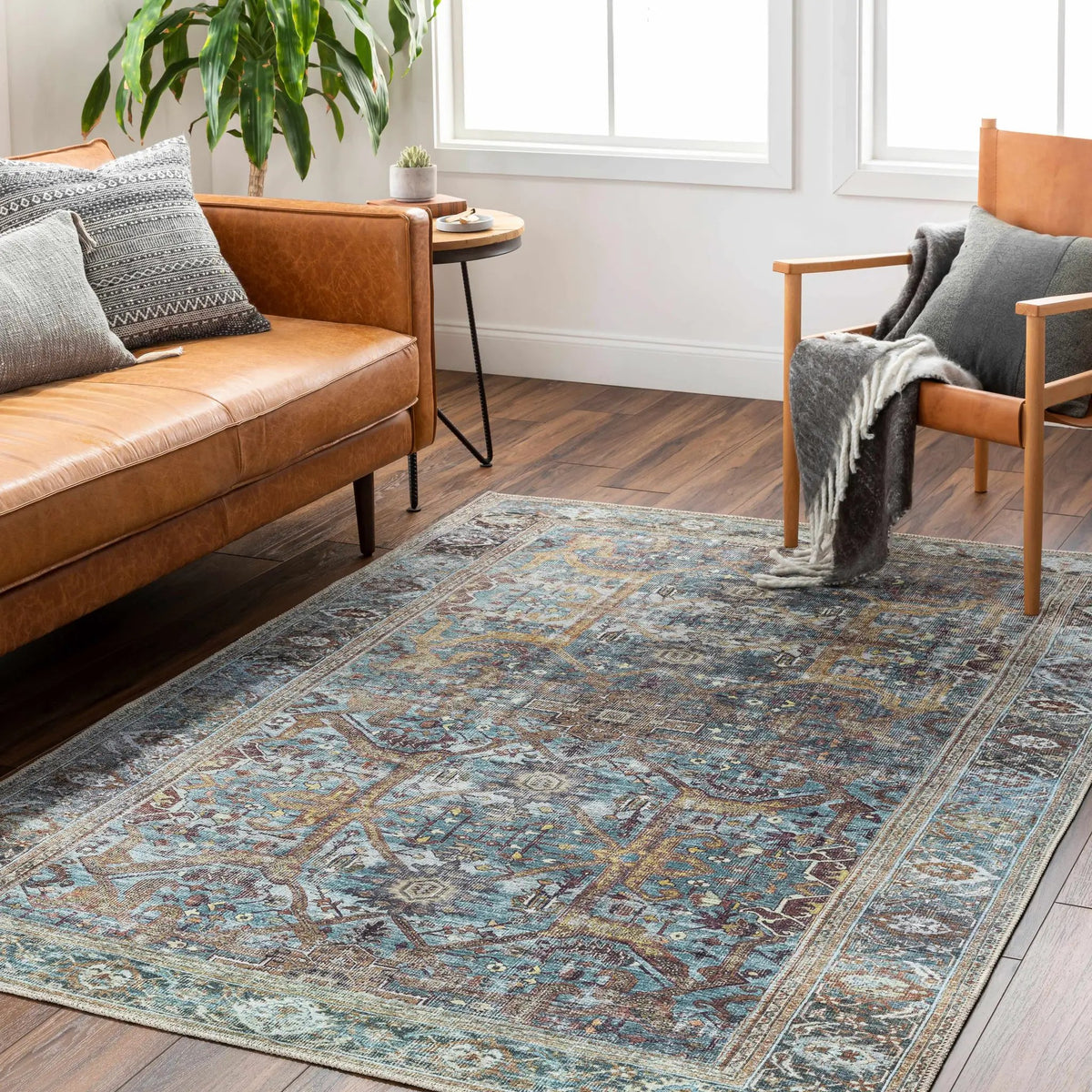 Kaif Washable Area Rug - Clearance, installed in a room