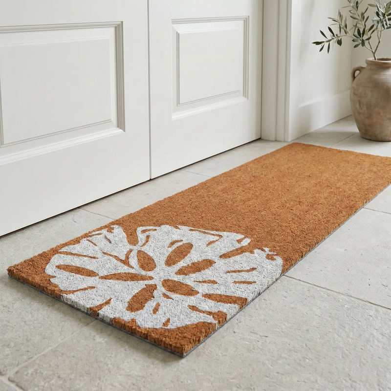 Sand Dollar Coir Doormat by Fab Habitat