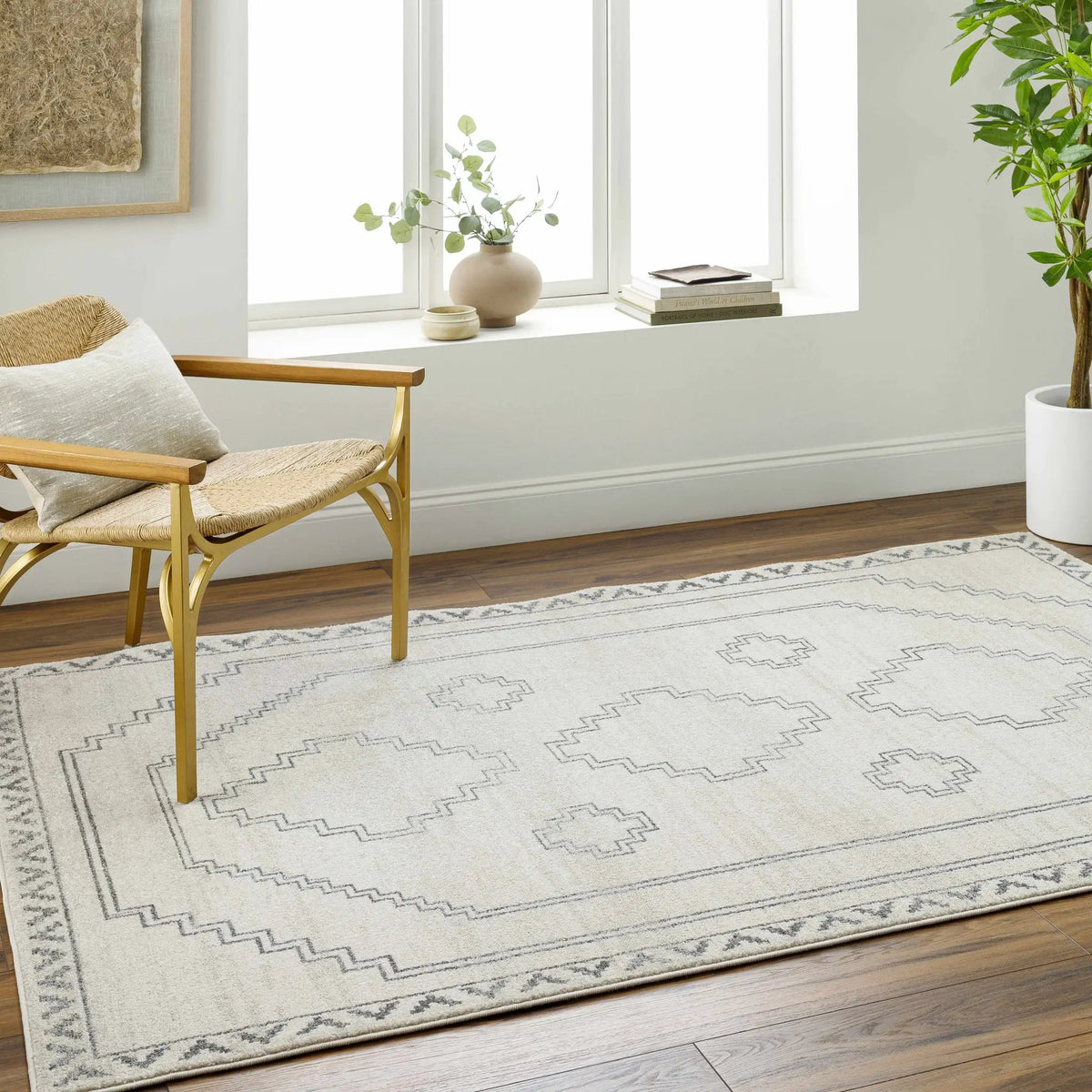Naomh Area Rug - Clearance, installed in a room