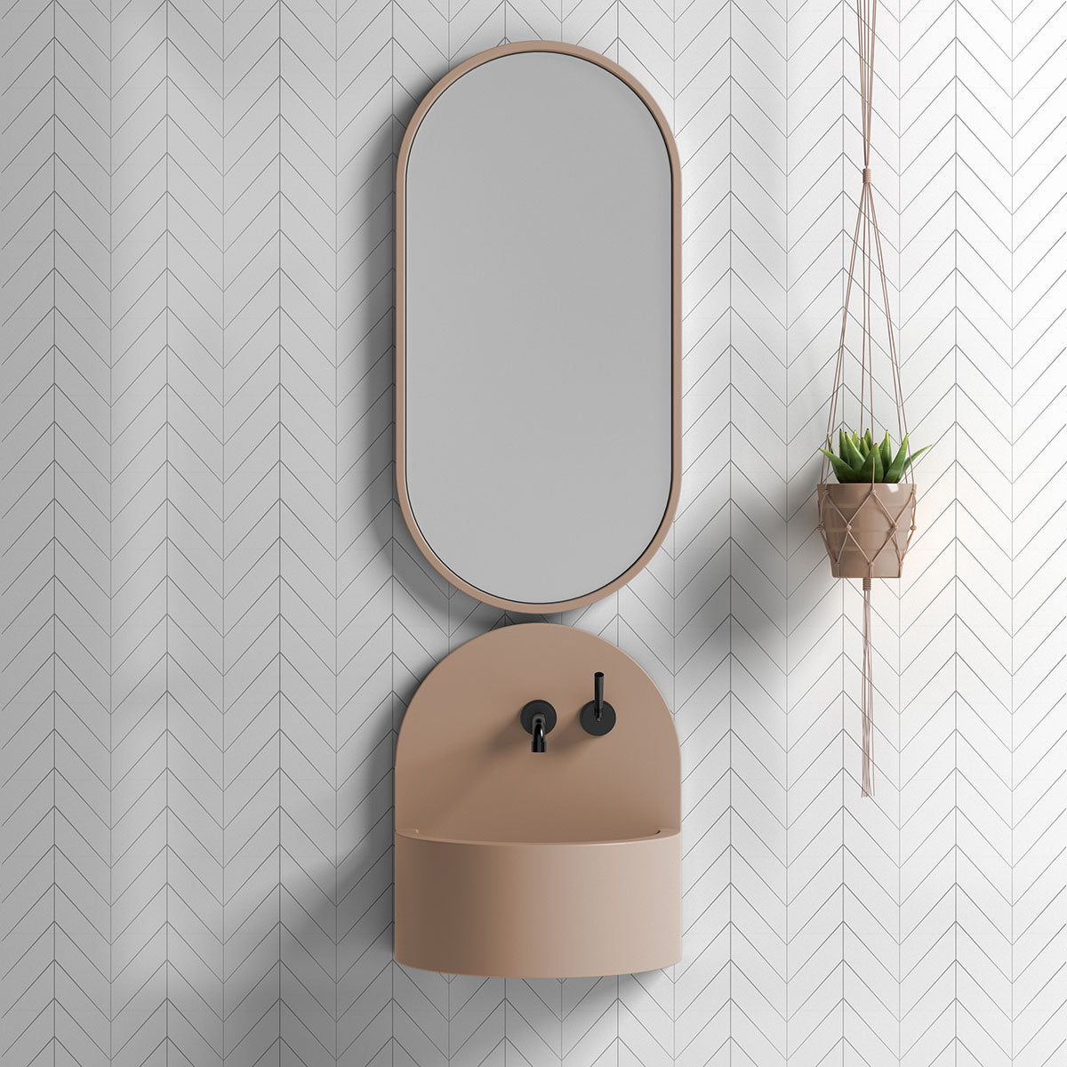 Cotton Matte Chevron Ceramic Tiles 2x6 Ceramic Matte 2x6 Tiles — 5