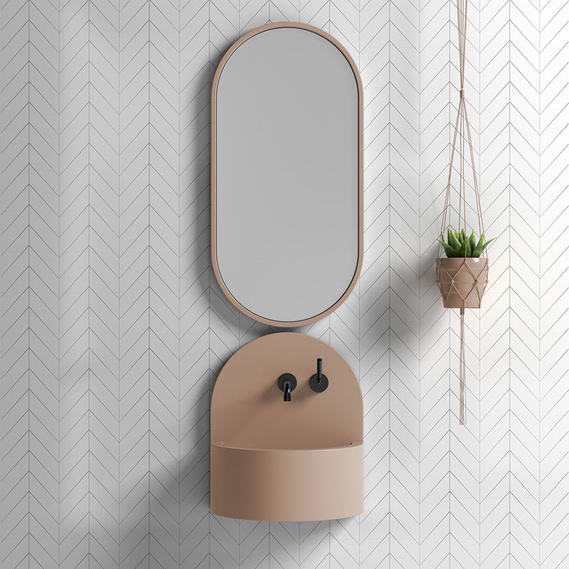 Cotton Matte Chevron Ceramic Tiles 2x6 Ceramic Matte 2x6 Tiles — 5