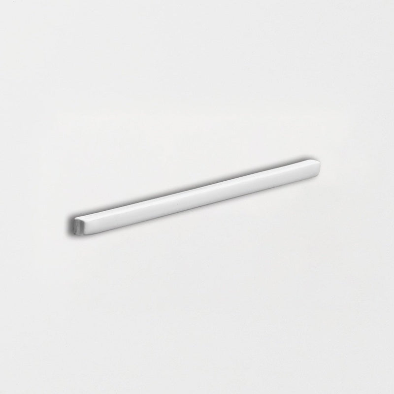 Satin Cotton Matte Edge Trim 3/8x6 Ceramic Matte 2x6 Moldings