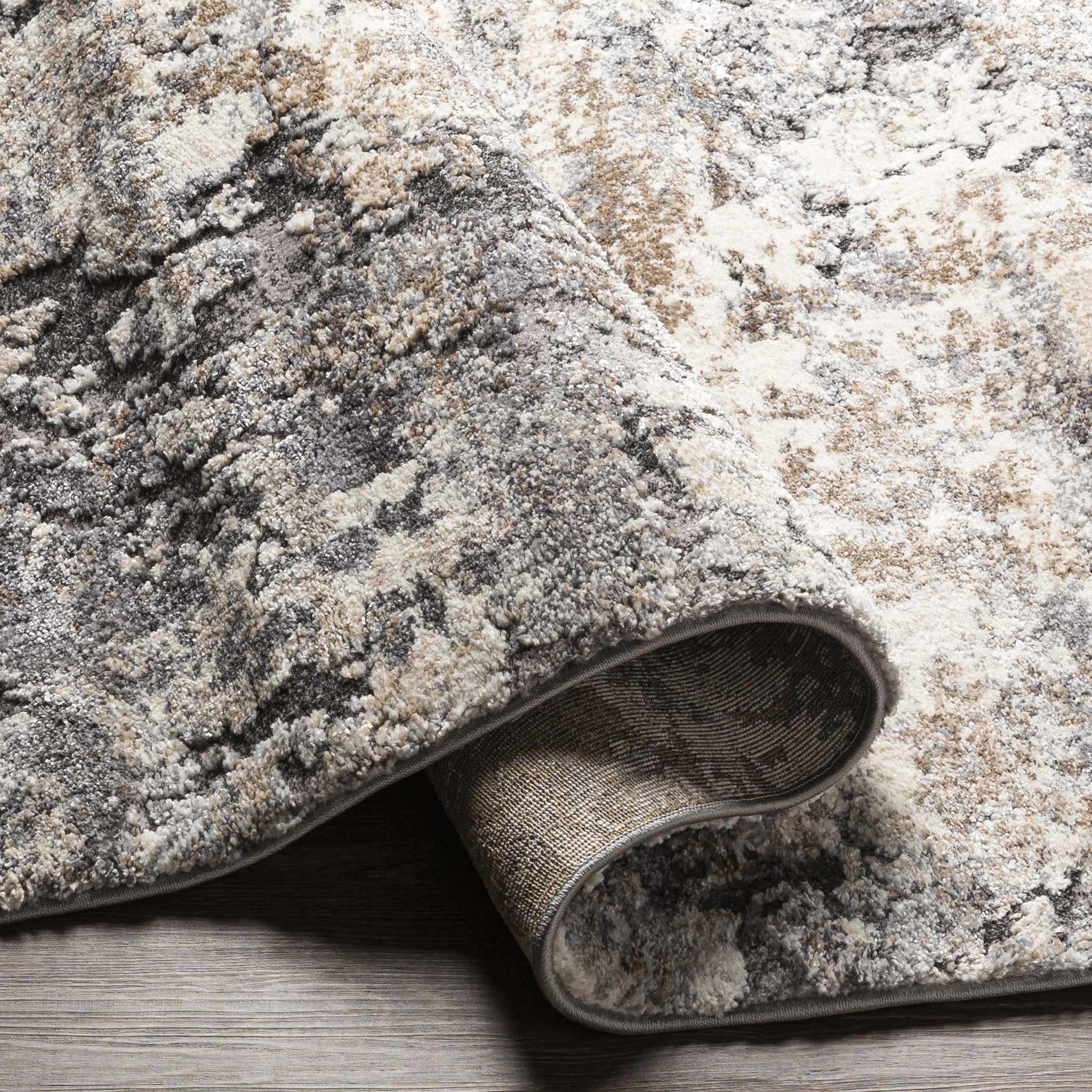 Satsop Rock Pattern Thick Rug by Boutique Rugs