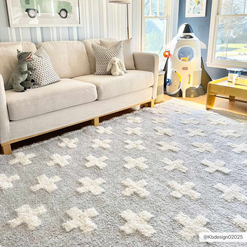 Satu Blue Area Rug by Boutique Rugs