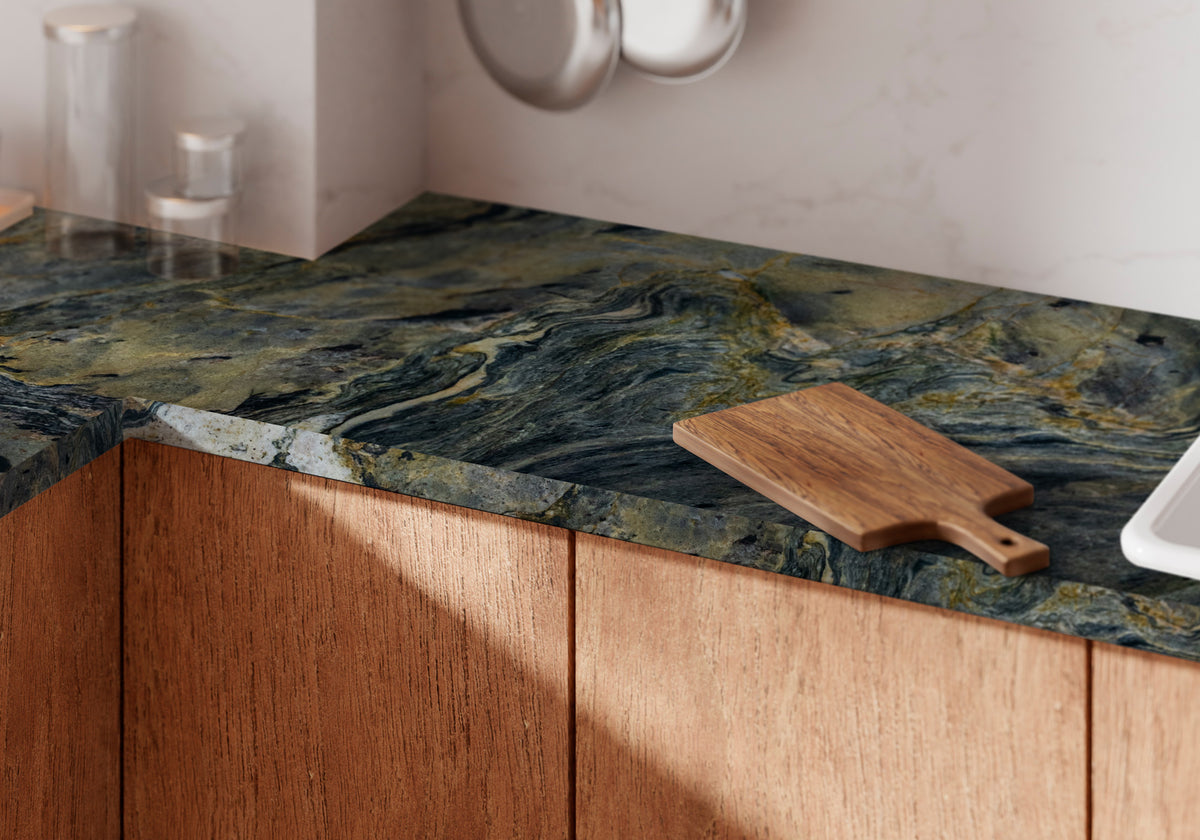 Sauvage Polished Quartzite Slab Random room scene