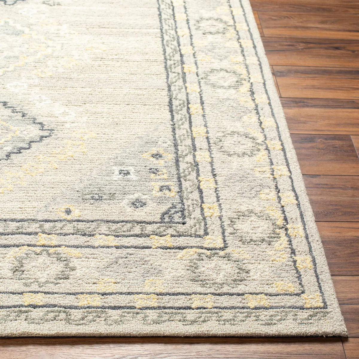 Alena Gray Wool Blend Area Rug - Clearance, photo 3 of 6