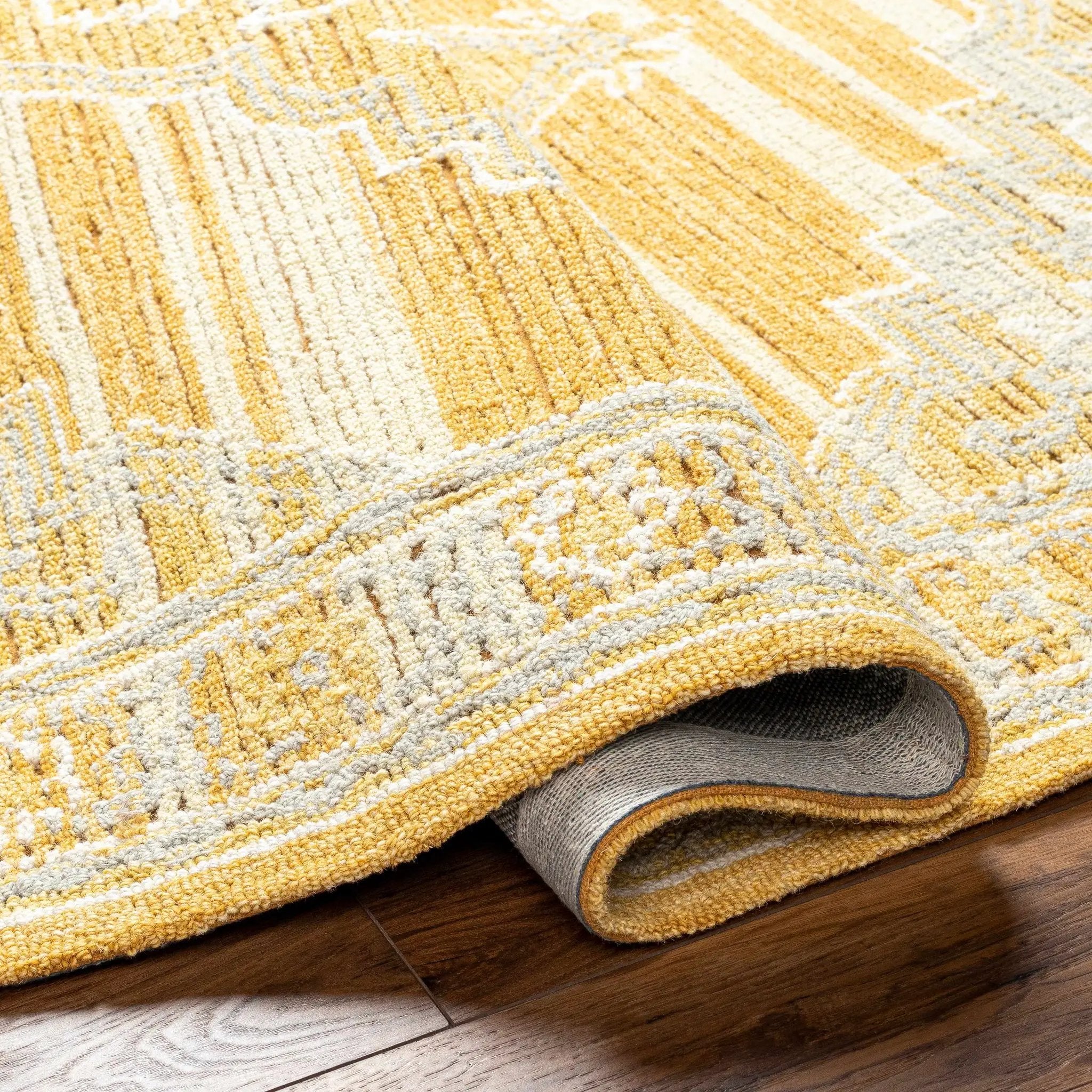 Nani Camel Wool Blend Area Rug - Clearance by Boutique Rugs