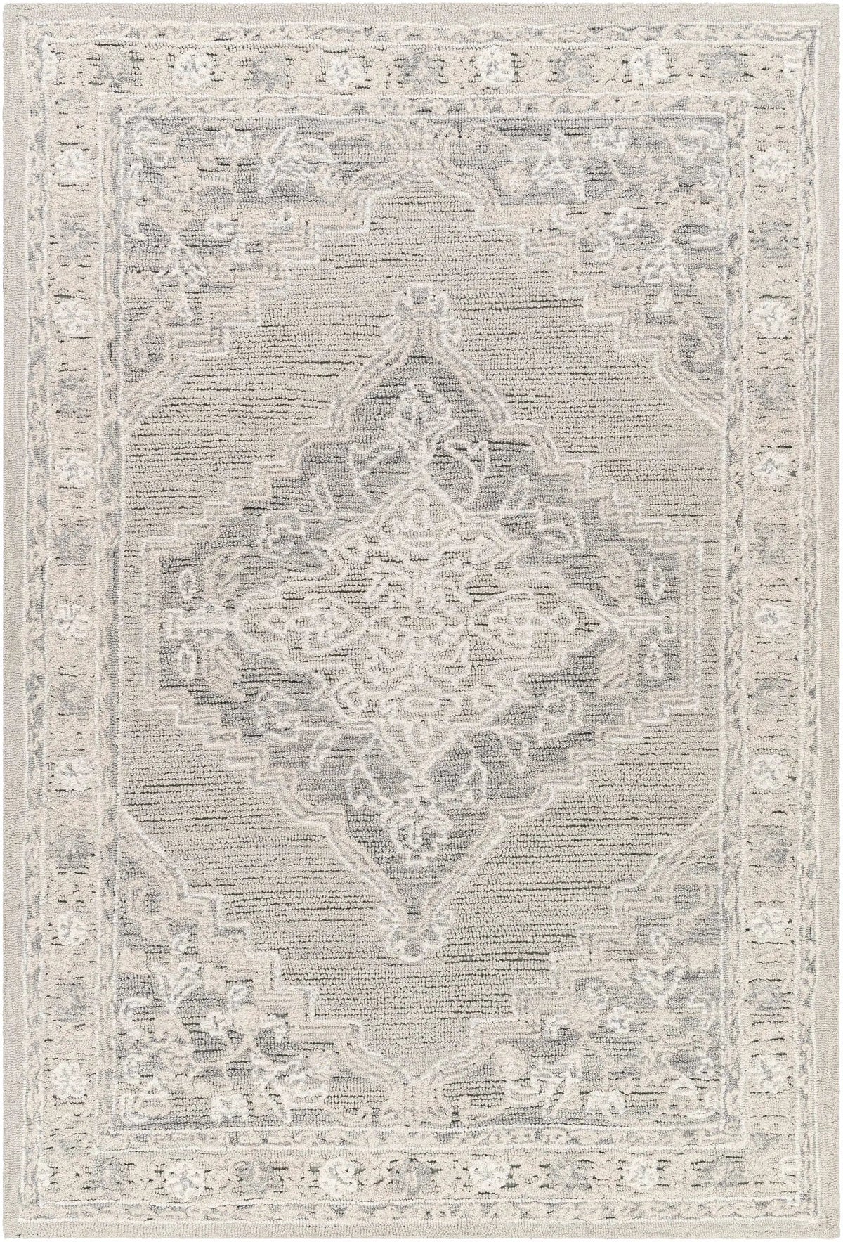 Nani Gray Wool Blend Area Rug - Clearance