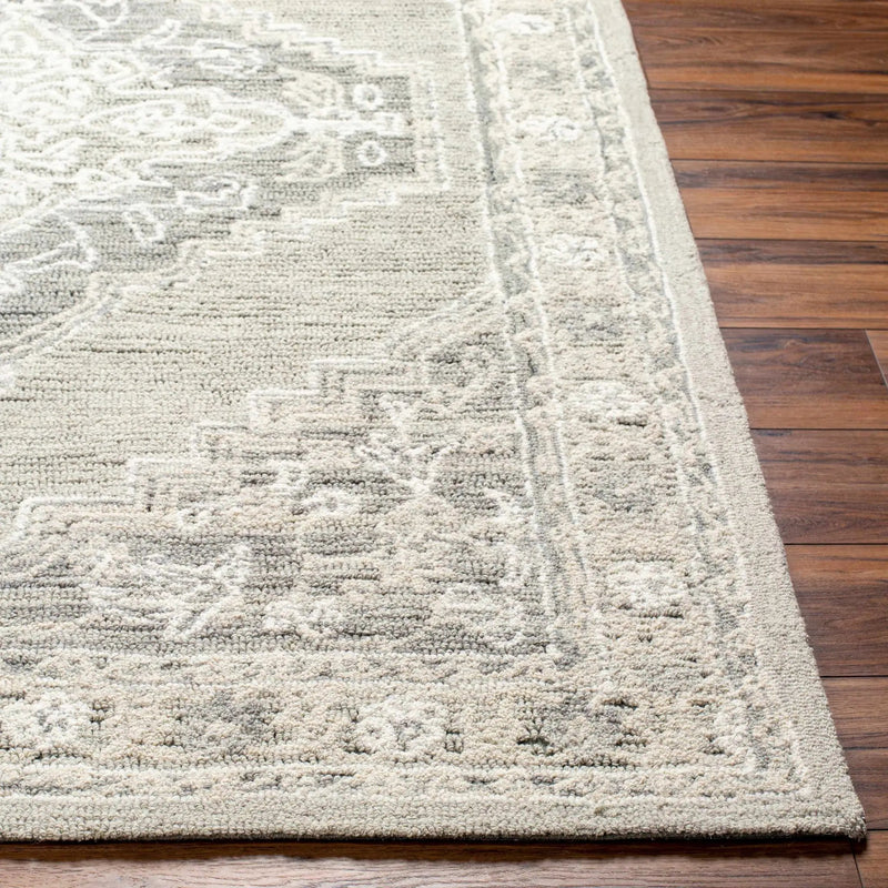 Nani Gray Wool Blend Area Rug - Clearance by Boutique Rugs