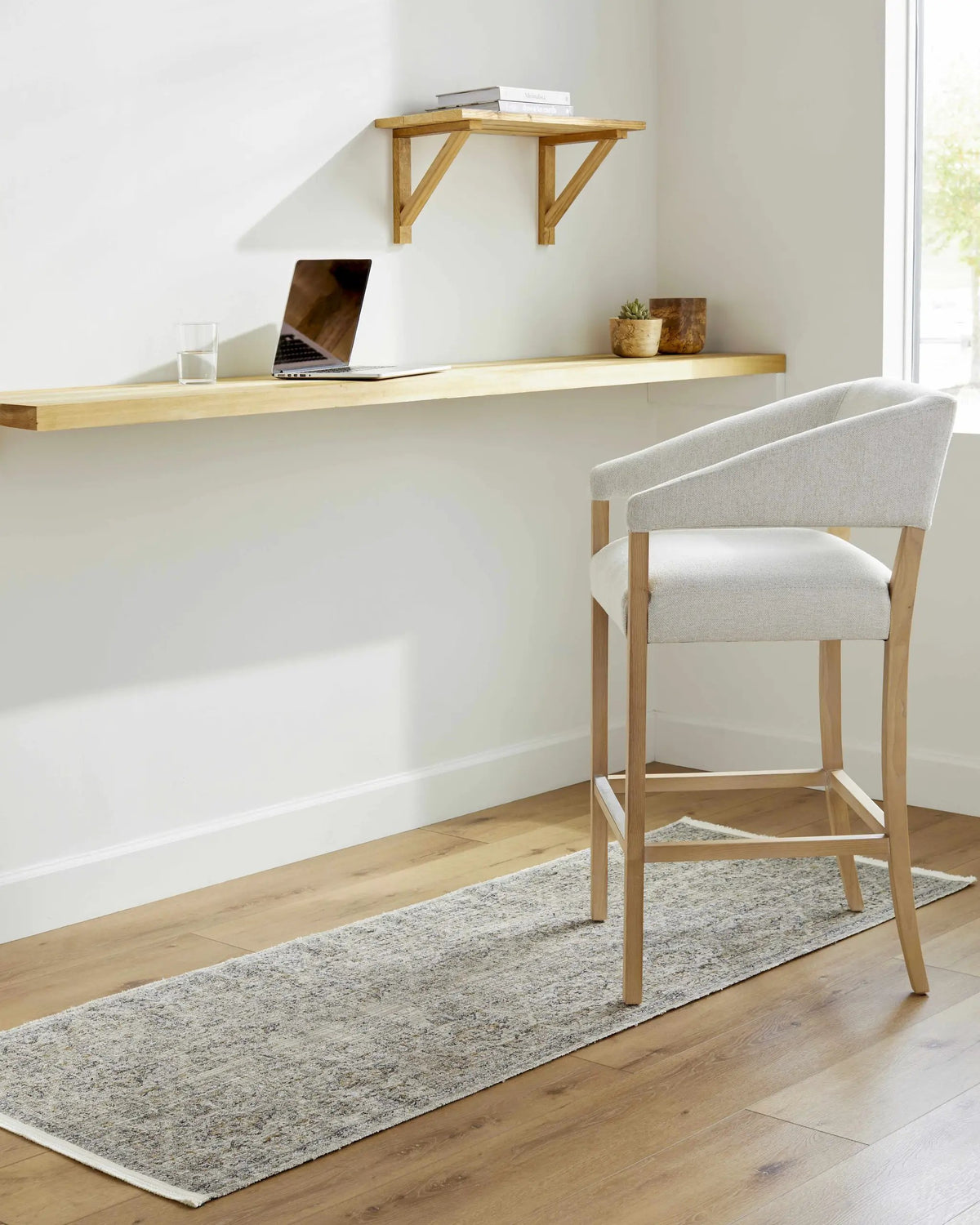 Ren Outdoor Machine Woven Becki Owens x LIVABLISS BOMG-2306 Washable Area Rug, installed in a room 4