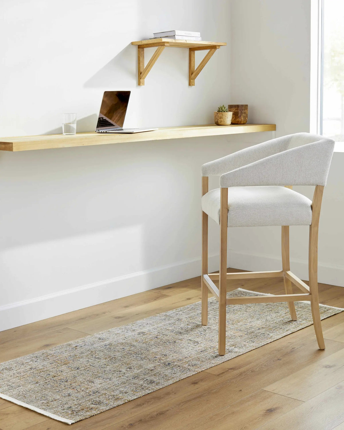 Ren Outdoor Machine Woven Becki Owens x LIVABLISS BOMG-2309 Washable Area Rug, installed in a room 2