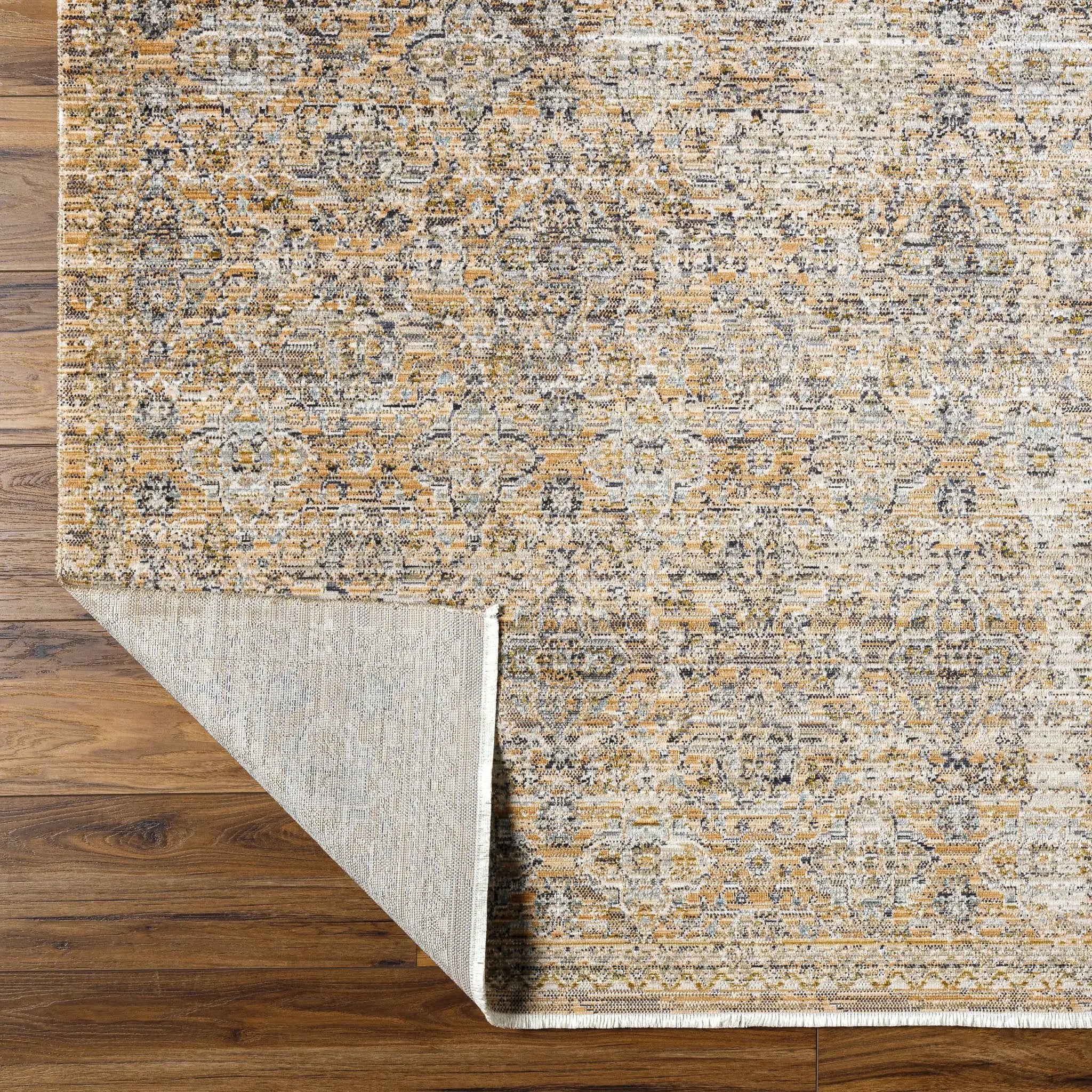 Margaret Beige & Blue Washable Outdoor Rug - Becki Owens x Livabliss - Clearance by Boutique Rugs