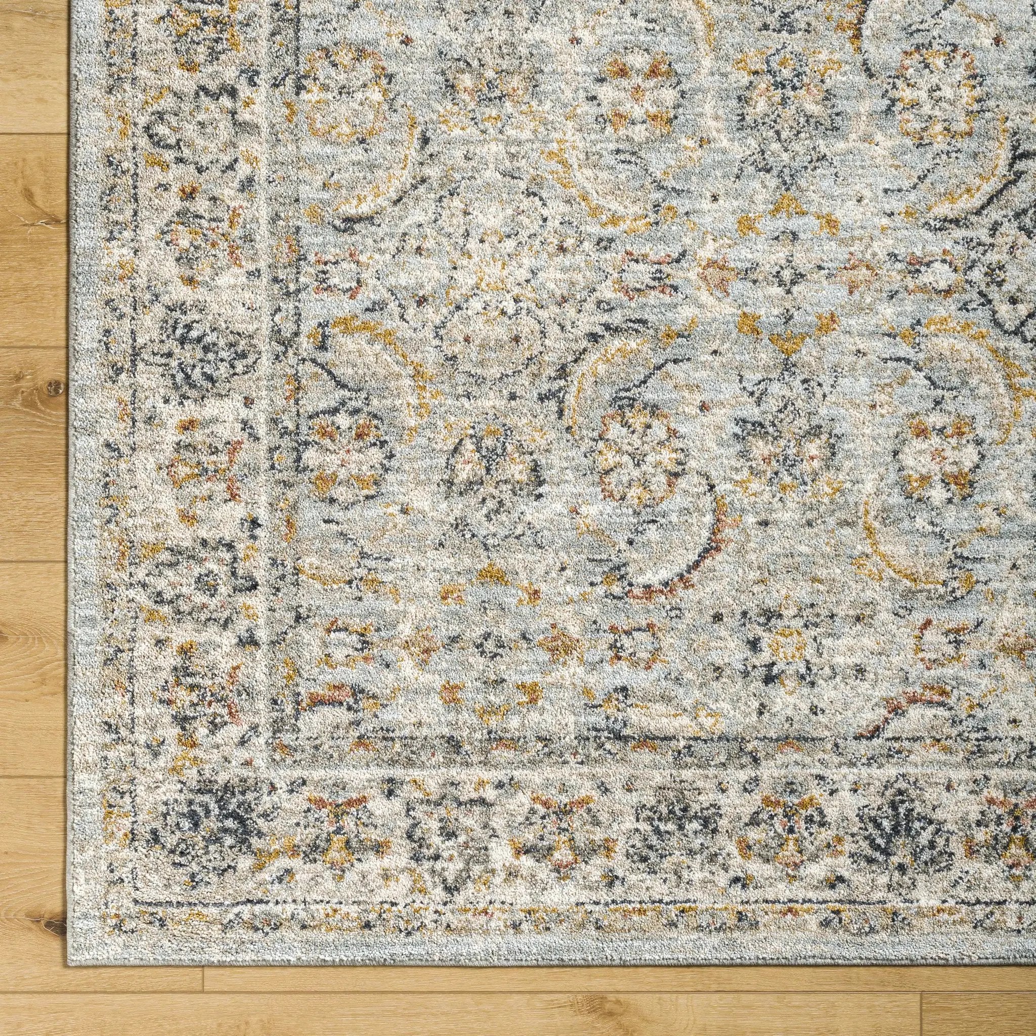 Jeven Blue Area Rug - Clearance by Boutique Rugs
