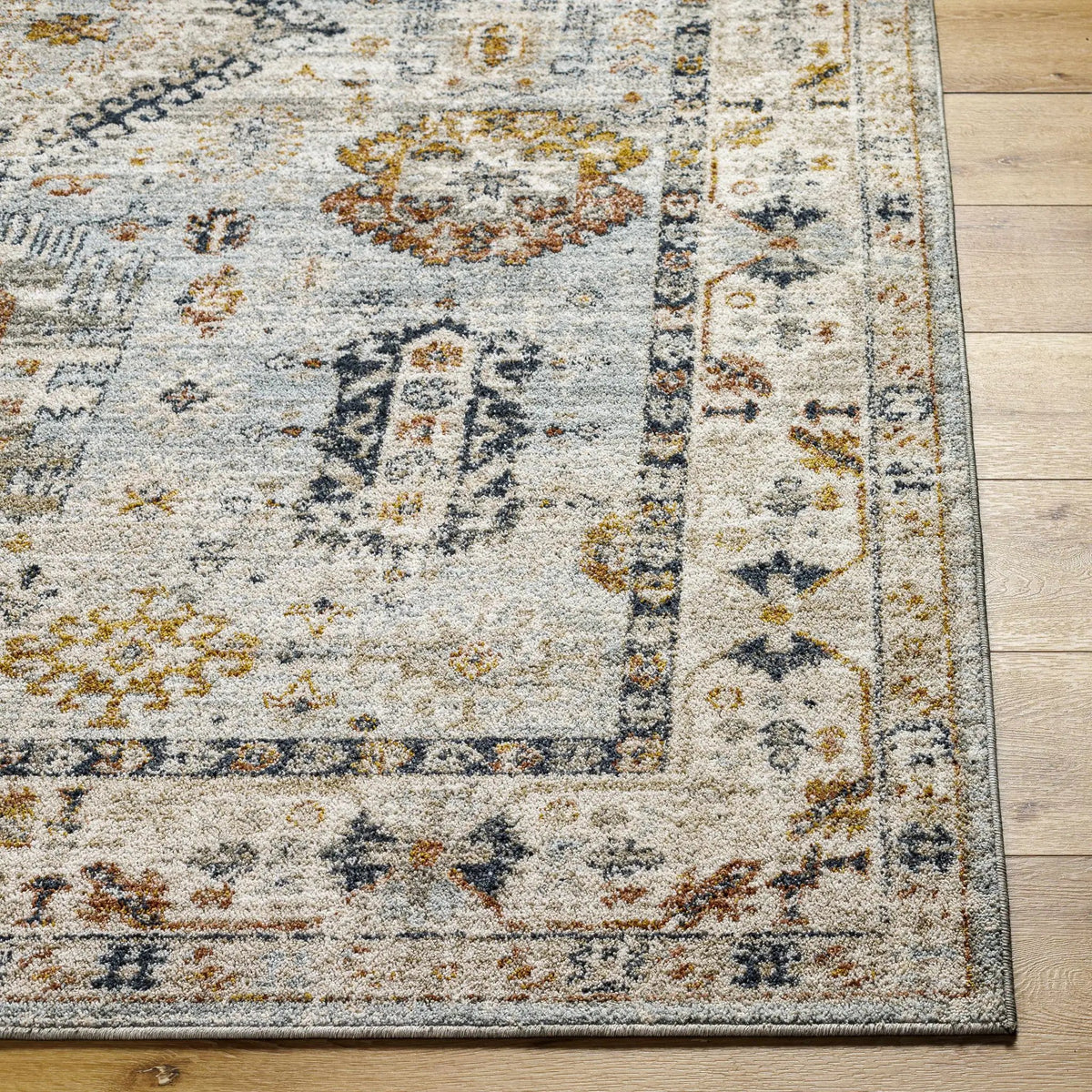 Kamau Cream & Blue Area Rug - Clearance, photo 8 of 11