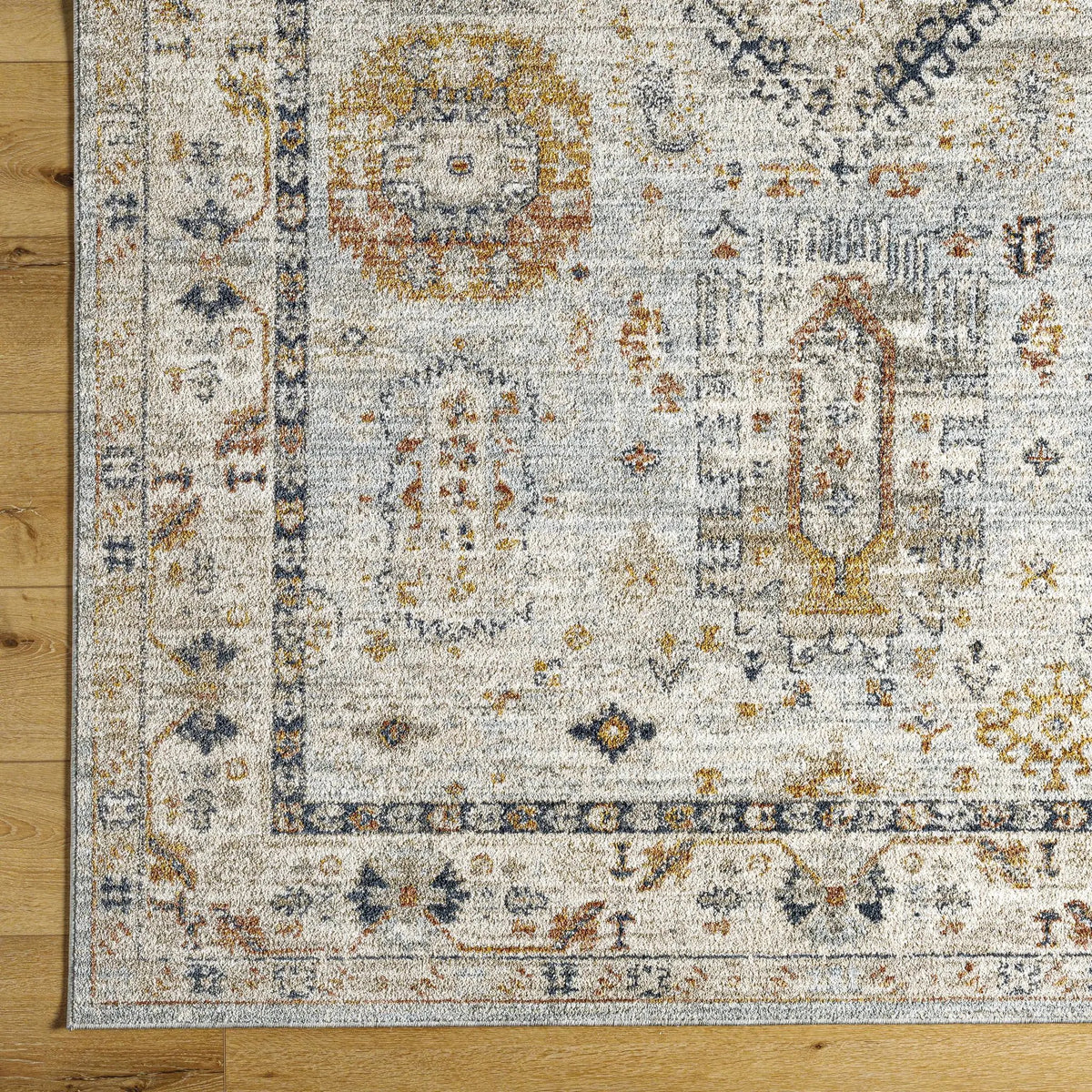 Kamau Cream & Blue Area Rug - Clearance, photo 11 of 11