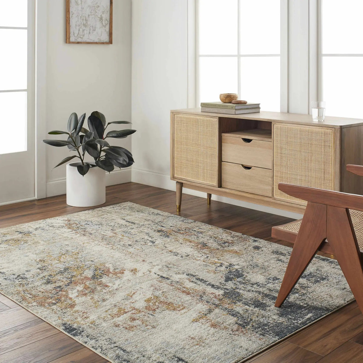 Kirsi Area Rug - Clearance, installed in a room